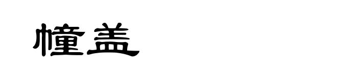 幢盖
