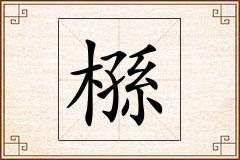 槂怎么写