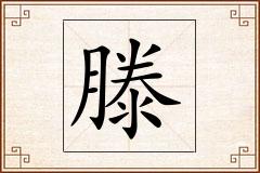 滕怎么写