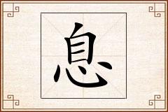 息怎么写