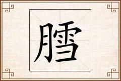 膤怎么写