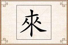 來怎么写