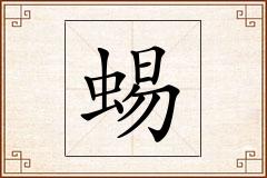 蜴怎么写