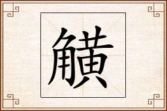 觵怎么写