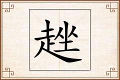 趖怎么写