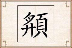 頯怎么写