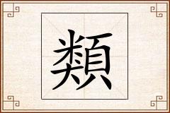 類怎么写