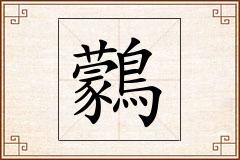 鸏怎么写