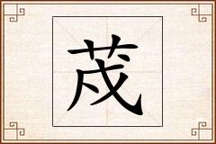 荗怎么写