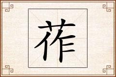 莋怎么写