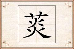 菼怎么写