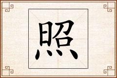 照怎么写