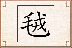 毧怎么写